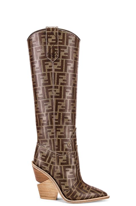 fendi booties on sale|fendi plaid cowboy boots.